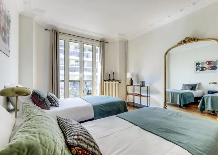 Apartamento Trocadero - Bail Mobilite - 20min-tour Eiffel París