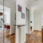 Apartament Trocadero - Bail Mobilite - 20min-tour Eiffel Paryż